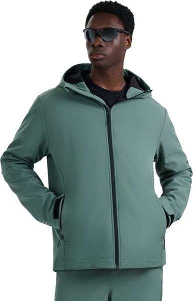 Kurtka męska softshell 4F M362 ciemna zieleń 4FWAW25TSOFM362 40S XL. Zielone kurtki męskie 4F, m, bez wzorów, z softshellu, bez kaptura. Za 453.85 zł.