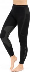 Brubeck LE13260 Spodnie damskie DRY z długą nogawką czarny/grafitowy M. Czarne bielizna sportowa damska Brubeck, m, bez wzorów. Za 144.99 zł.