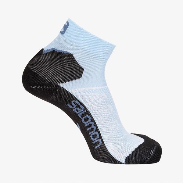 Skarpetki sportowe do biegania Salomon Speedcross Ankle niskie. Niebieskie skarpety męskie Salomon, bez wzorów. Za 65.00 zł.