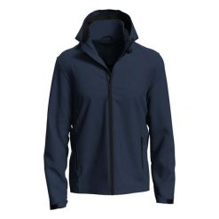 Męska Kurtka Lux Soft Shell. Niebieskie kurtki męskie Stedman, m, bez wzorów, sportowe, bez kaptura. Za 347.99 zł.