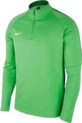 Nike Bluza piłkarska Dry Academy 18 Dril Tops LS zielona r. S (893624-361). Zielone bluzy męskie Nike, m, bez wzorów, bez ramiączek, bez kaptura. Za 143.25 zł.
