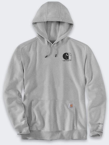 Bluza Carhartt Force Lightweight Signature ASPHALT. Bluzy męskie Visent, m, bez wzorów, bez ramiączek, bez kaptura. Za 273.04 zł.