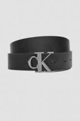 CALVIN KLEIN Czarno-brązowy dwustronny męski pasek. Czarne paski męskie Calvin Klein. W wyprzedaży za 169.99 zł.