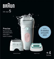 Depilator Braun Braun Silk-épil 5 5-050 biało-różowy. Depilatory BRAUN. Za 338.87 zł.