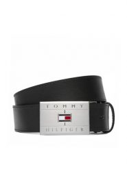 Tommy Hilfiger Pasek Th Flag Plaque Belt AM0AM14322 Brązowy. Brązowe paski męskie Tommy Hilfiger, ze skóry. Za 249.99 zł.