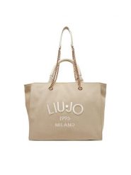 Liu Jo Torebka L Tote AA5004 T6948 Beżowy. Brązowe shopperki damskie Liu Jo, bez wzorów, z materiału, bez dodatków. Za 719.99 zł.