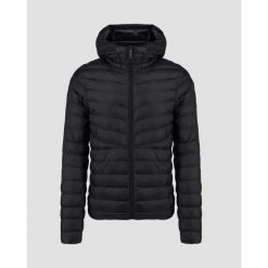 Kurtka ocieplana męska Dolomite STRENTA BLACK. Czarne kurtki męskie Dolomite, m, bez wzorów, z puchu, sportowe, bez kaptura. W wyprzedaży za 410.00 zł.