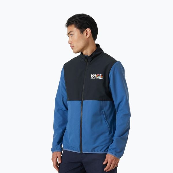 Kurtka żeglarska męska Helly Hansen Newport Softshell. Niebieskie kurtki męskie Helly Hansen, m, bez wzorów, z softshellu, bez kaptura. W wyprzedaży za 448.00 zł.