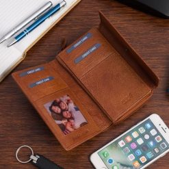 Brązowy Portfel Damski Skórzany Poziomy Vintage Plecionka Beltimore Q62. Brązowe portfele damskie . Za 89.90 zł.