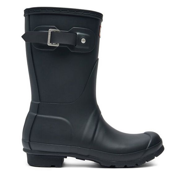 Kalosze Hunter. Niebieskie kalosze damskie Hunter, bez wzorów, bez zapięcia. Za 349.99 zł.