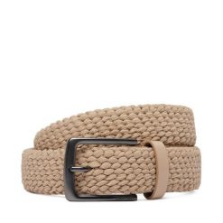 Pasek Calvin Klein. Brązowe paski męskie Calvin Klein, casualowe. Za 249.99 zł.