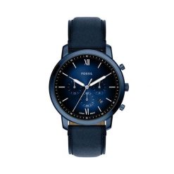 Zegarek Fossil. Niebieskie zegarki męskie FOSSIL, bez wzorów. Za 879.99 zł.