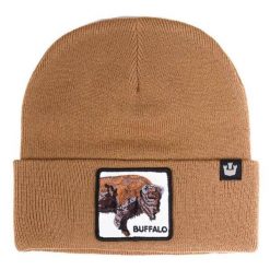 Czapka Beanie Goorin Bros Buffle Off Beige. Brązowe czapki męskie Goorin Bros, bez wzorów. Za 181.89 zł.