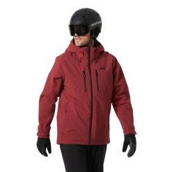 Kurtka narciarska Helly Hansen Juniper 3.0. Czerwone kurtki sportowe męskie Helly Hansen, na zimę, m, bez wzorów, bez kaptura, narciarskie. W wyprzedaży za 1,322.00 zł.
