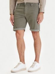 Jack & Jones Szorty materiałowe Rick 12294338 Zielony Regular Fit. Zielone szorty męskie Jack & Jones, bez wzorów, z bawełny. Za 169.99 zł.