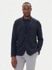 Marc O'Polo Marynarka 528 4051 57036 Granatowy Slim Fit. Niebieskie marynarki męskie Marc O'Polo, m, bez wzorów, z bawełny, bez kołnierzyka, bez ramiączek. Za 699.99 zł.