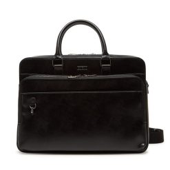 Torba na laptopa Guess. Czarne torby na laptopa damskie Guess, z aplikacjami. Za 529.99 zł.