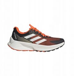 Buty do biegania męskie adidas TERREX Soulstride Flow - black/white/orange. Białe buty sportowe męskie Adidas, bez wzorów, bez zapięcia, do biegania, Adidas Terrex. Za 570.04 zł.