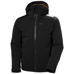 Kurtka narciarska Helly Hansen Atlas Infinity Stretch. Czarne kurtki sportowe męskie Helly Hansen, na lato, m, bez wzorów, z dzianiny, bez kaptura, narciarskie, primaloft. Za 2,963.00 zł.