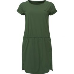 Sukienka damska Loap Ubzula w kolorze zielonym. Czarne sukienki damskie LOOP, bez wzorów, sportowe, bez kołnierzyka, bez ramiączek, sportowe. Za 132.58 zł.