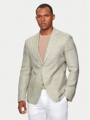 JOOP! Marynarka Hoverest 30041961 Beżowy Slim Fit. Brązowe marynarki męskie JOOP!, m, bez wzorów, ze lnu, bez kołnierzyka, bez ramiączek. Za 2,939.00 zł.