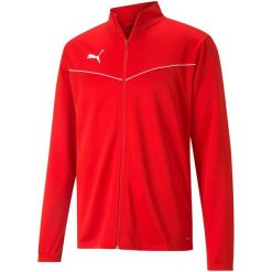 Bluza męska Puma teamRISE Training Poly Jacket czerwona. Białe bluzy męskie Puma, m, bez wzorów, sportowe, bez ramiączek, bez kaptura. Za 149.00 zł.