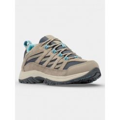 Buty Damskie Columbia Crestwood. Brązowe obuwie trekkingowe damskie Columbia, bez zapięcia. Za 339.00 zł.