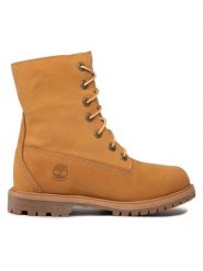 Timberland Trapery Authentic TB08329R2311 Brązowy. Brązowe trapery damskie Timberland, z nubiku, bez zapięcia. Za 609.99 zł.
