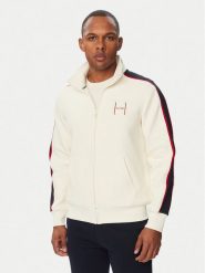 Tommy Hilfiger Bluza Pique H Badge MW0MW44957 Kremowy Regular Fit. Białe bluzy męskie Tommy Hilfiger, m, bez wzorów, z syntetyku, bez ramiączek, bez kaptura. Za 699.99 zł.