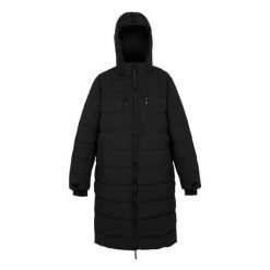 Długa kurtka z kapturem Regatta Mottere. Czarne kurtki męskie Regatta, bez wzorów, z puchu, sportowe, z kapturem. Za 575.00 zł.