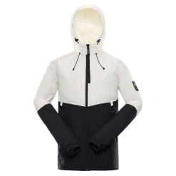 Kurtka męska Nax Zalew, wodoodporna PTX z DWR, 2XL. Czarne kurtki męskie NOVAX, m, bez wzorów, z materiału, eleganckie, z kapturem. Za 146.77 zł.