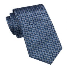 Elegancki Męski Krawat - Alties - Niebieski w Groszki. Niebieskie krawaty i muchy Alties, bez wzorów, z tkaniny, eleganckie. Za 49.00 zł.