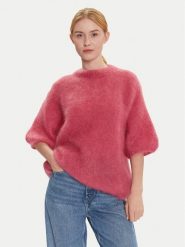 Dixie Sweter M277Y101A Różowy Relaxed Fit. Czerwone swetry nierozpinane damskie Dixie, m, bez wzorów, z syntetyku, bez kołnierzyka, bez ramiączek. Za 579.99 zł.