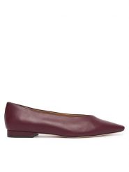 LAUREN RALPH LAUREN Baleriny Audri 802P18411006 Bordowy. Czerwone balerinki damskie Lauren Ralph Lauren, bez wzorów, ze skóry, bez obcasa, bez zapięcia. Za 769.99 zł.