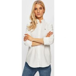 Polo Ralph Lauren - Koszula. Białe koszule damskie Polo Ralph Lauren, bez wzorów, z bawełny, casualowe, bez kołnierzyka, bez ramiączek. W wyprzedaży za 269.90 zł.