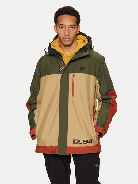 DC Shoes Kurtka snowboardowa Defiant ADYTJ03084 Zielony Standard Fit. Zielone kurtki sportowe męskie DC Shoes, na zimę, m, bez wzorów, z syntetyku, bez kaptura, narciarskie. Za 879.99 zł.