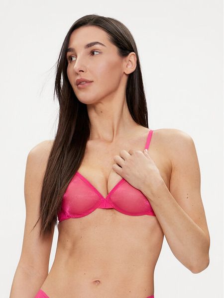 Gossard Biustonosz z fiszbiną Glossies 6271 Różowy. Czerwone biustonosze Gossard, bez wzorów, z syntetyku. Za 119.99 zł.