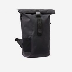 Plecak rowerowy Elops Speed 900. Czarne plecaki męskie B'TWIN, bez wzorów, z materiału, eleganckie. Za 359.99 zł.