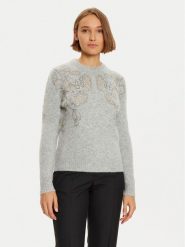 Marciano Guess Sweter 4BGR44 5786Z Szary Regular Fit. Szare swetry nierozpinane damskie Marciano Guess, xl, z aplikacjami, z syntetyku, bez kołnierzyka, bez ramiączek. Za 659.99 zł.