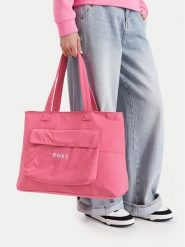 Roxy Torebka WBEOHP-ROXY-MZ-005-10 Różowy. Czerwone shopperki damskie Roxy, bez wzorów, z materiału, bez dodatków. Za 79.99 zł.