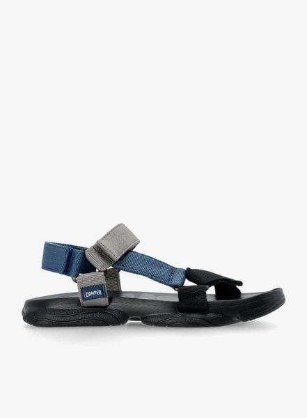 Sandały Camper Karst Sandal. Niebieskie sandały męskie Camper, bez wzorów, bez zapięcia. Za 400.39 zł.