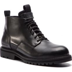 Trzewiki G-STAR RAW - Core Derby Boot D11777-A850-976 Raven. Czarne botki męskie G-Star Raw, bez wzorów, z materiału, bez obcasa, bez zapięcia. W wyprzedaży za 449.00 zł.