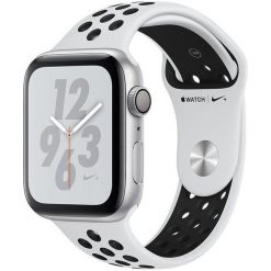 Apple smartwatch Watch Nike+ Series 4, 44mm, srebrna aluminiowa obudowa / platynowo-czarny pasek. Czarne, cyfrowe zegarki smartwatch Apple, z aplikacjami. Za 2,035.00 zł.