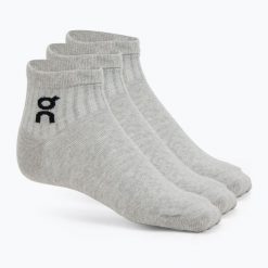 Skarpety On Logo Sock Mid 3. Szare skarpety męskie On, bez wzorów, z bawełny. Za 89.99 zł.