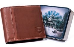Portfel skórzany Peterson PTN N008-PCA brązowy. Brązowe portfele męskie Peterson, bez wzorów, ze skóry. Za 101.99 zł.