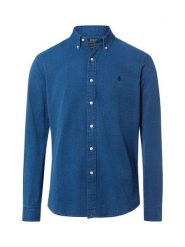 Polo Ralph Lauren Koszula Mężczyźni Modern Fit Bawełna niebieski, XL. Niebieskie koszule męskie Polo Ralph Lauren, m, bez wzorów, z bawełny, bez kołnierzyka, bez ramiączek. Za 549.95 zł.