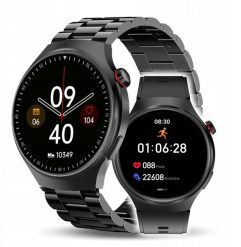 SMARTWATCH MĘSKI ZEGAREK MENU POLSKIE ROZMOWY ZDROWIE SMART WATCH SPORT PL. Zegarki męskie Nexano, bez wzorów. Za 241.92 zł.