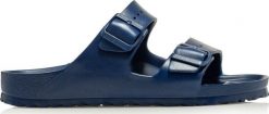 Birkenstock Klapki Birkenstock Arizona. Klapki damskie Birkenstock, bez wzorów, sportowe, bez obcasa, bez zapięcia. Za 211.38 zł.