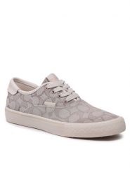 Coach Tenisówki Citysole Skate C2705 Beżowy. Brązowe trampki i tenisówki damskie Coach, bez wzorów, z materiału, bez zapięcia. Za 579.99 zł.