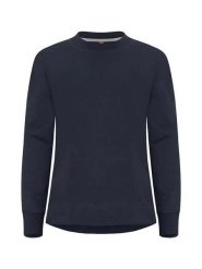 Clique Bluza Damska Miami PRO Okrągły Dekolt Dark Navy. Niebieskie bluzy damskie CLIQUE, xs, bez wzorów, z bawełny, bez ramiączek, bez kaptura. Za 189.41 zł.